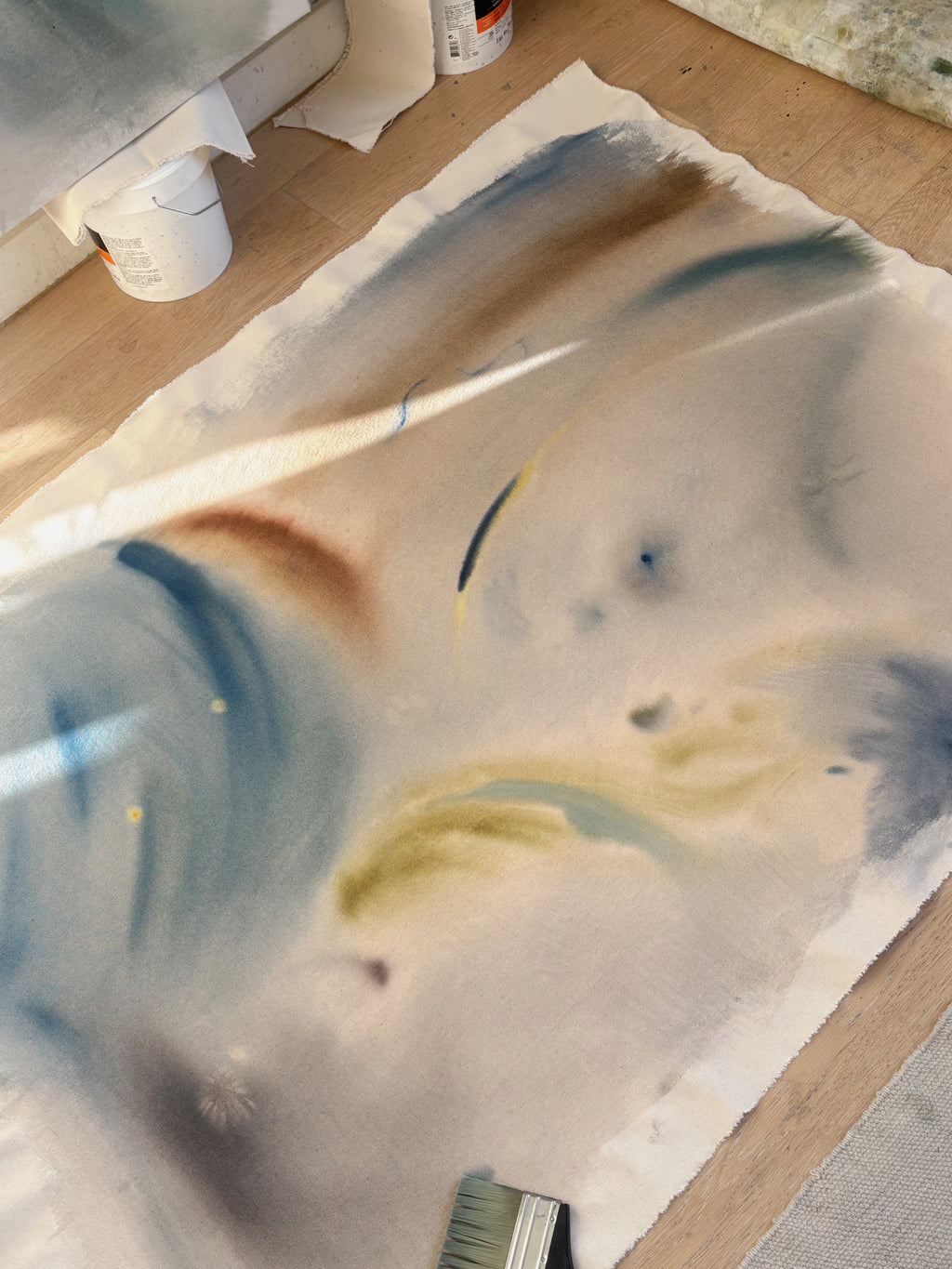 Painting by Arlina Cai titled "From Ether Into Matter" - 5.