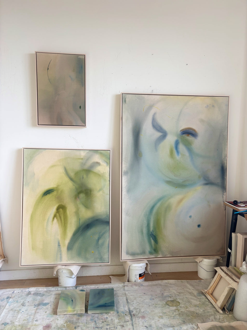 Painting by Arlina Cai titled "A Land Of Many Myths" - 4.