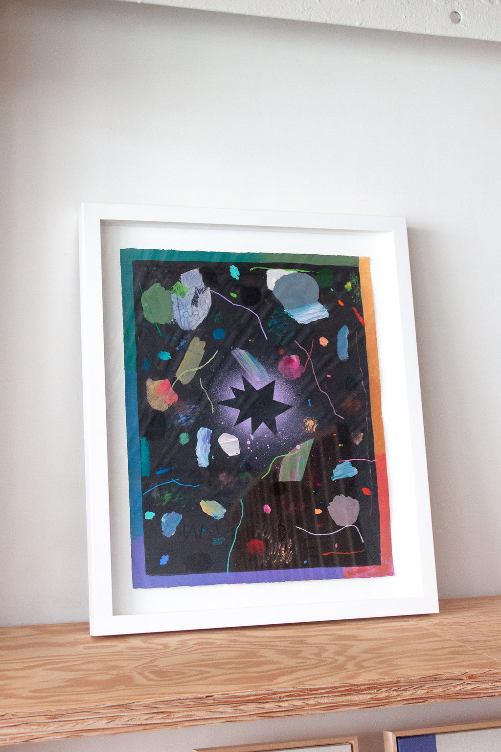 Painting by Ashely Peifer titled "into the abyss (wonder)" - 4.