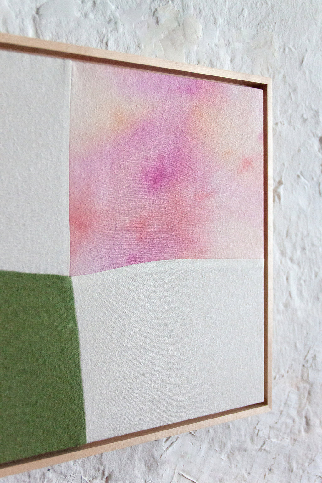 Mixed Media by Anastasia Greer titled "Green Field Sunset" - 6.