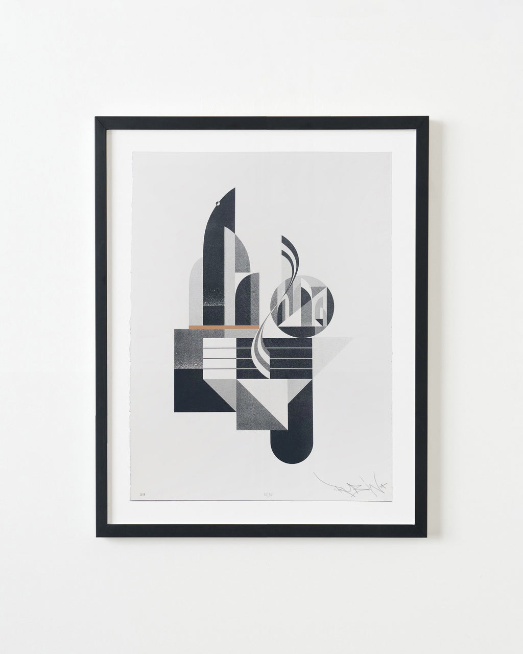 Print by Tony Sjöman titled "Atom Mother (Day)" - 3.