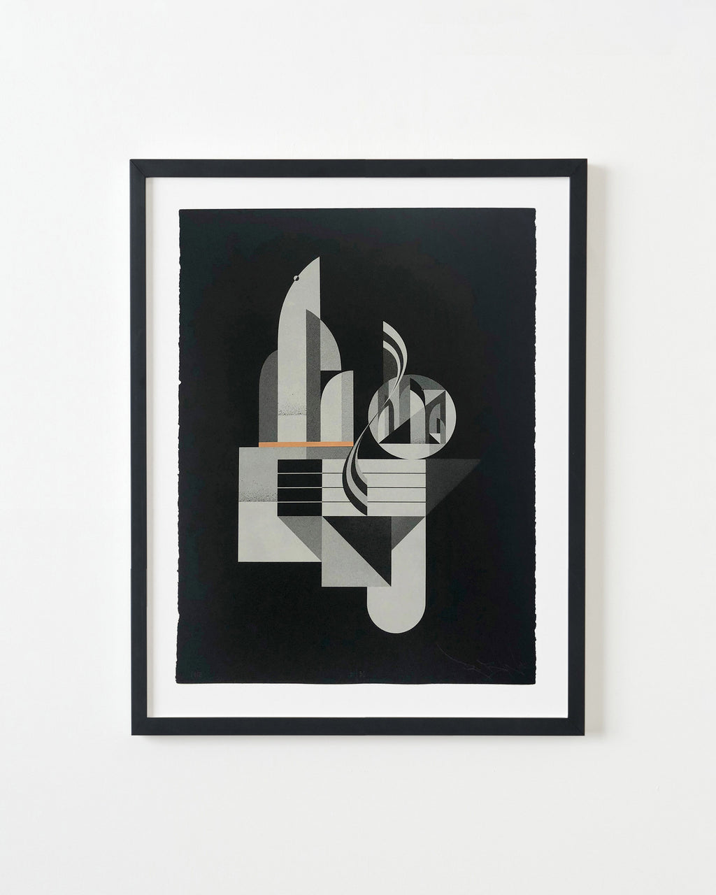 Print by Tony Sjöman titled "Atom Mother (Night)" - 3.