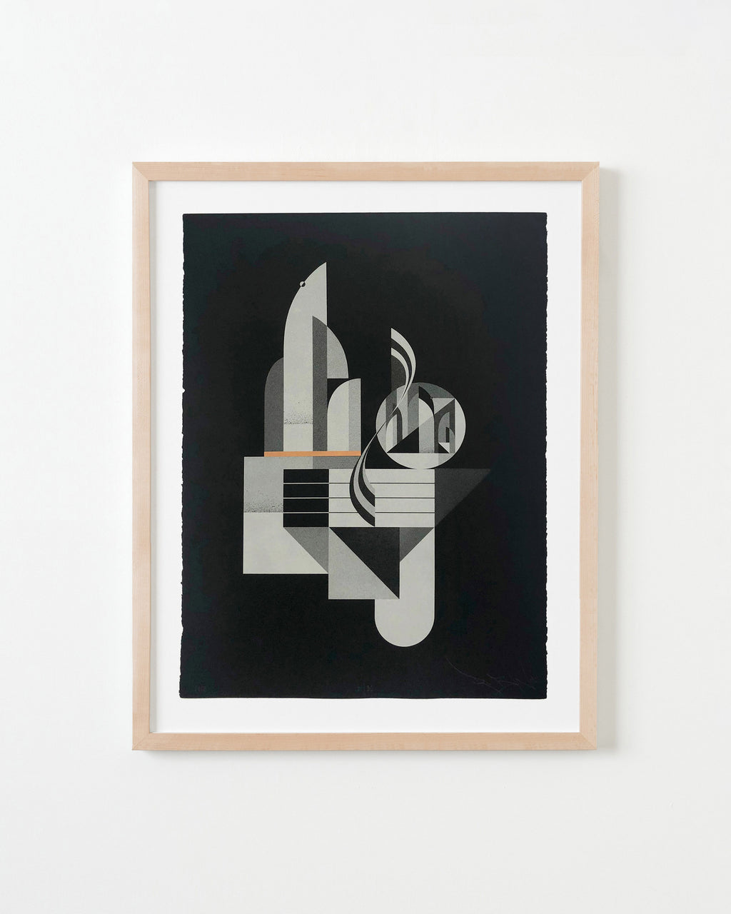 Print by Tony Sjöman titled "Atom Mother (Night)" - 4.
