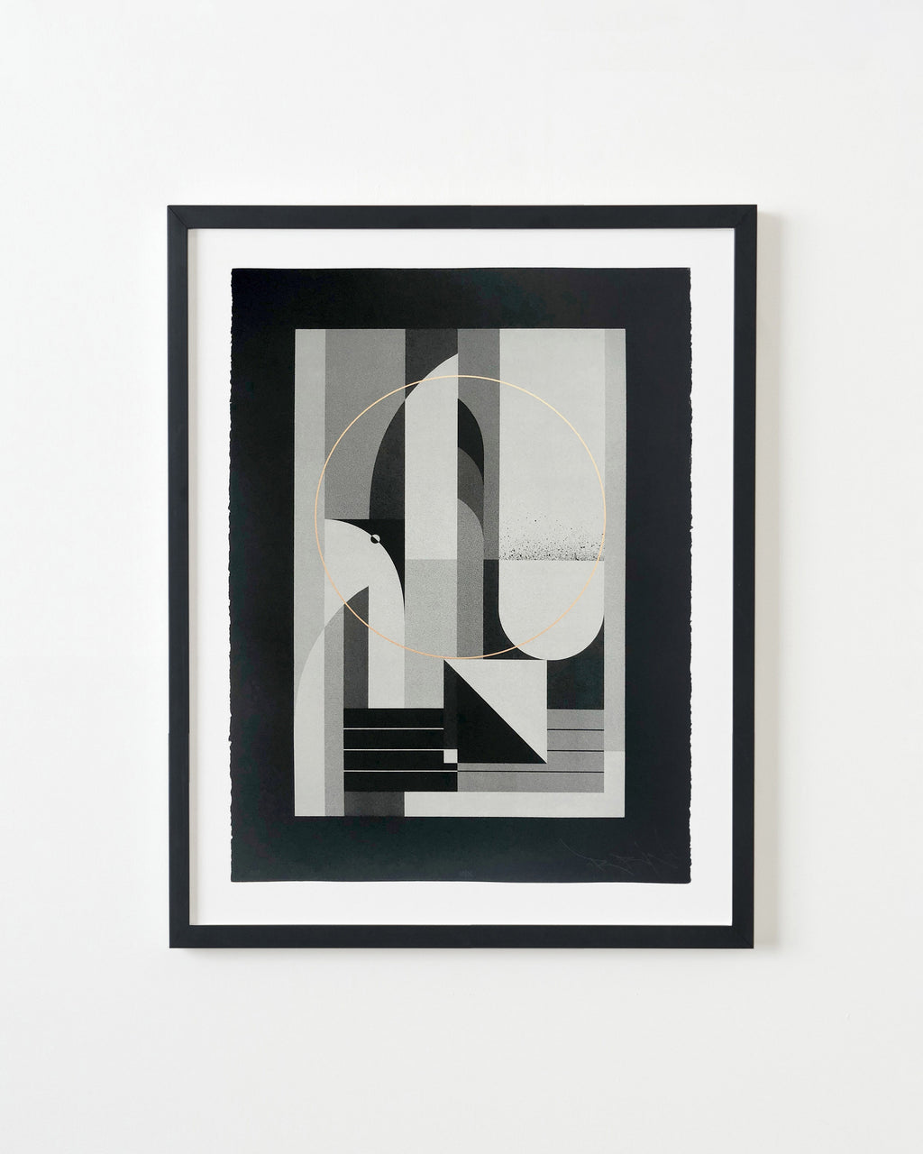 Print by Tony Sjöman titled "Chalk City (Night)" - 3.