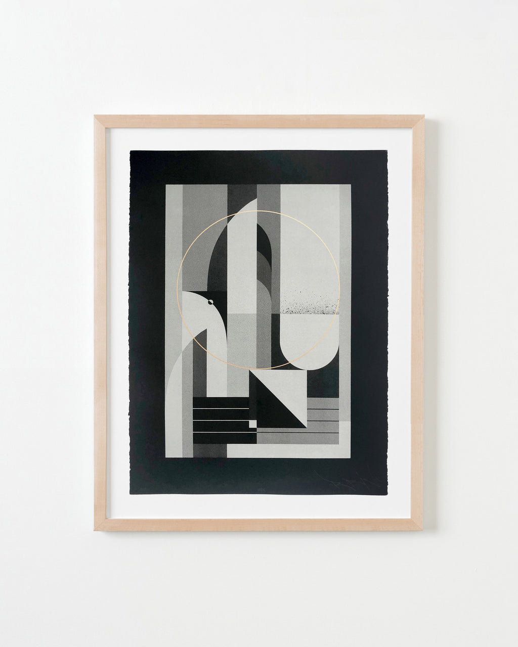 Print by Tony Sjöman titled "Chalk City (Night)" - 4.