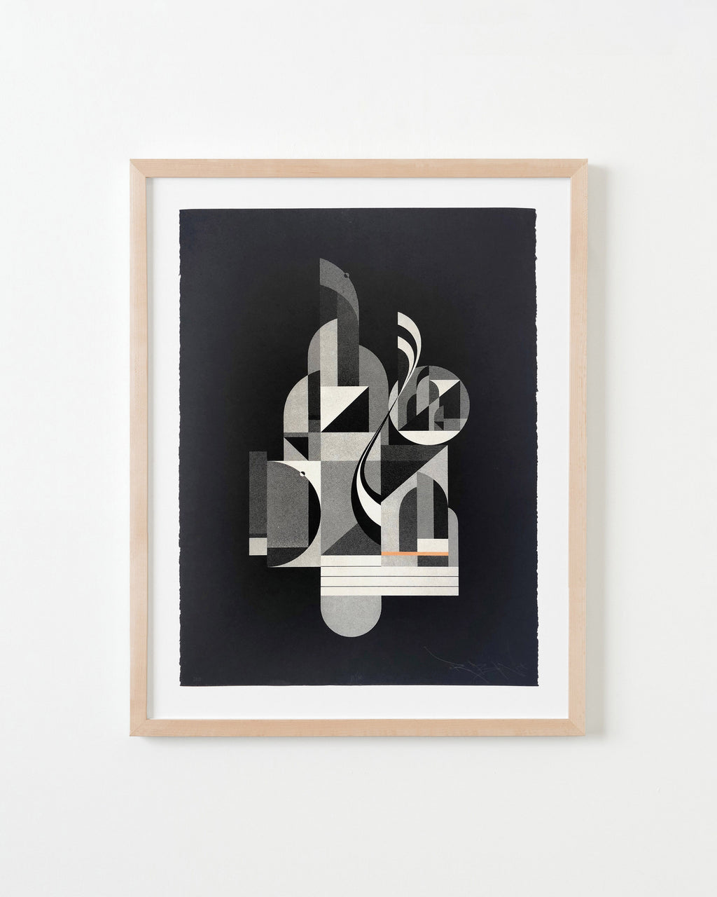 Print by Tony Sjöman titled "Dawn of Goodbye (Night)" - 4.