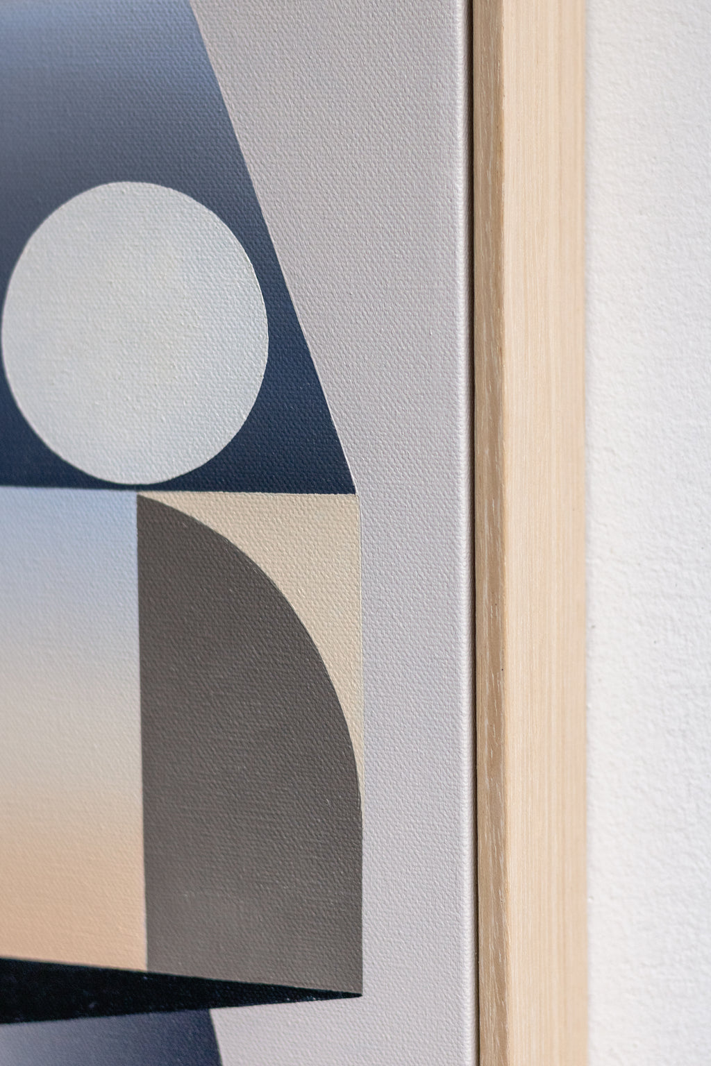 Painting by Tony Sjöman titled "Shadows of Monuments" - 7.