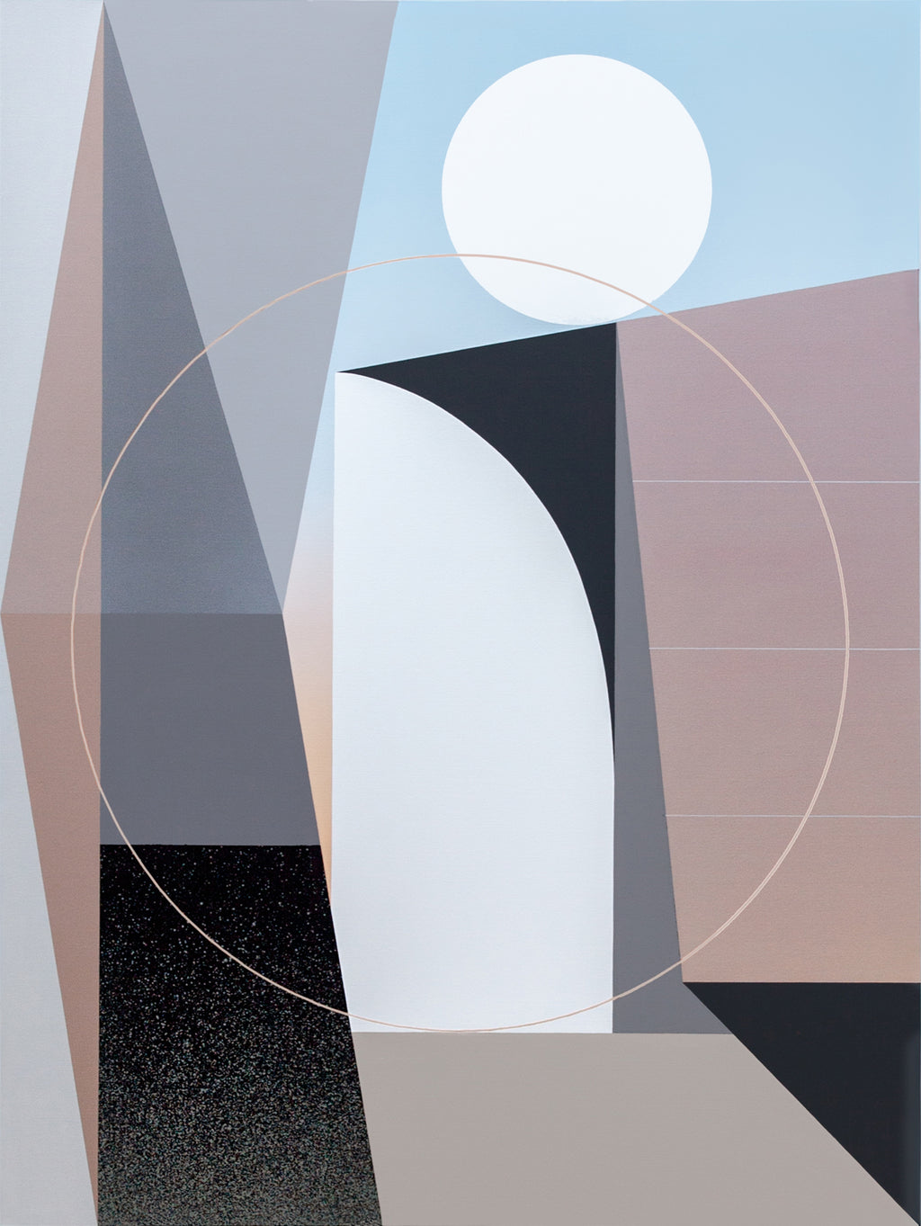 Painting by Tony Sjöman titled "The Source Index" - 2.