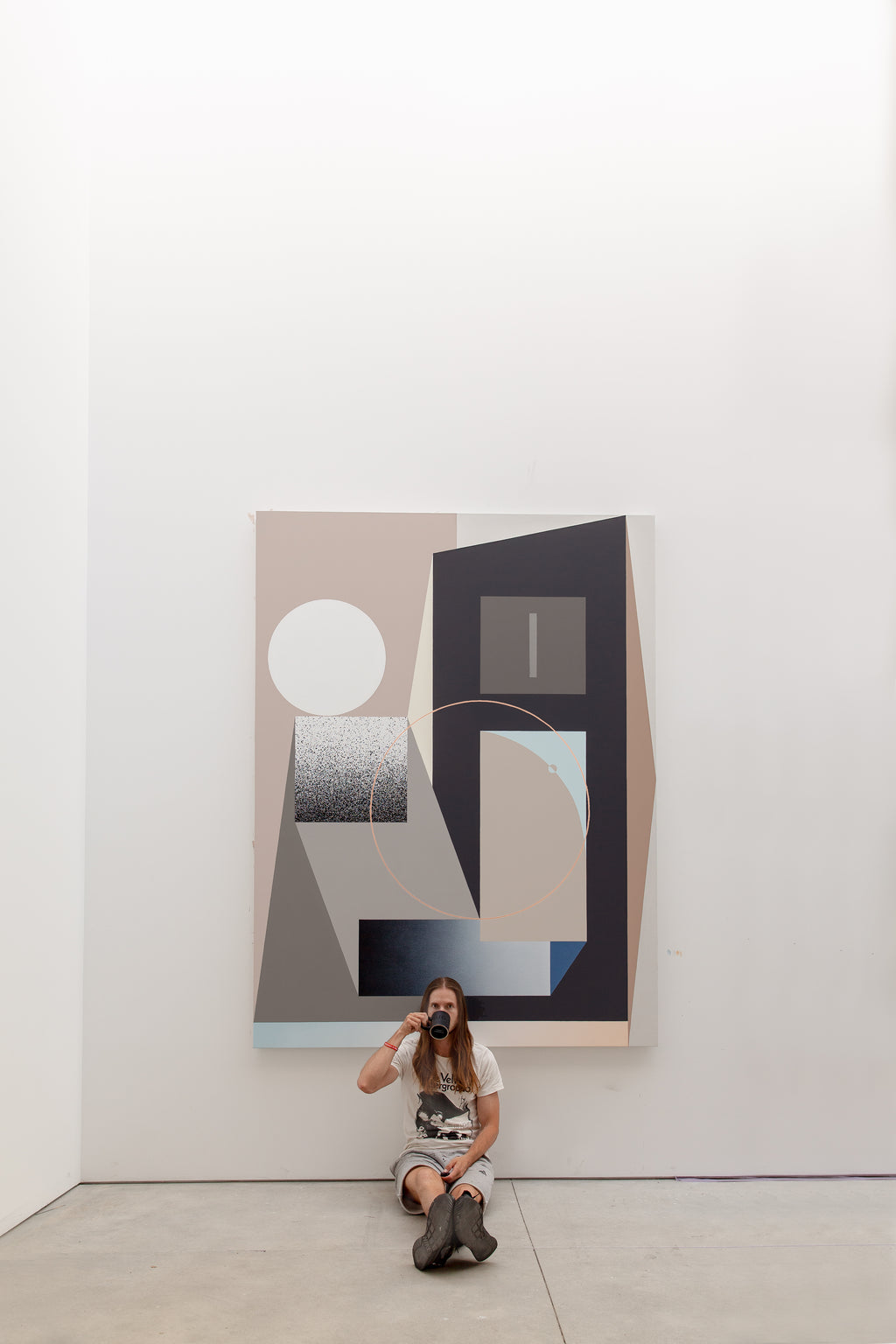 Painting by Tony Sjöman titled "Three Years" - 5.