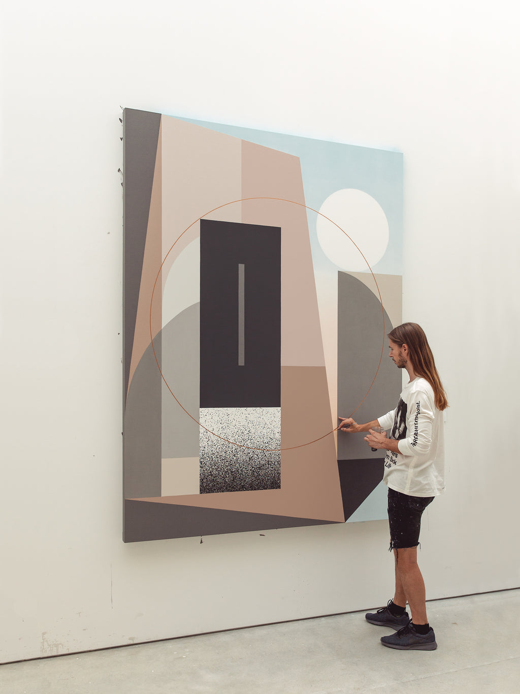 Painting by Tony Sjöman titled "Unmanifested" - 6.