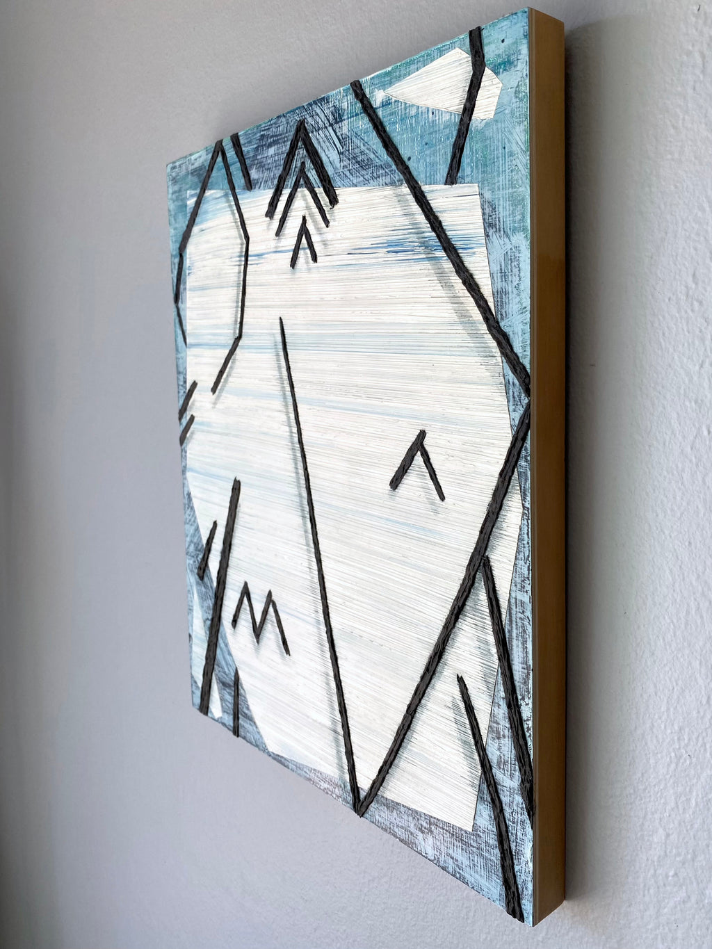 Painting by Tyler Scheidt titled "Gatherer" - 3.
