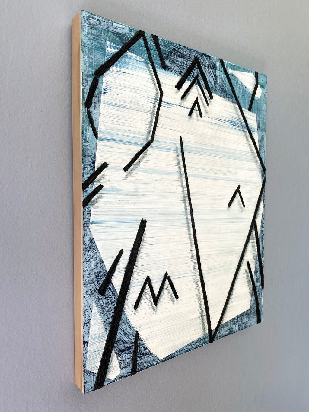 Painting by Tyler Scheidt titled "Gatherer" - 4.