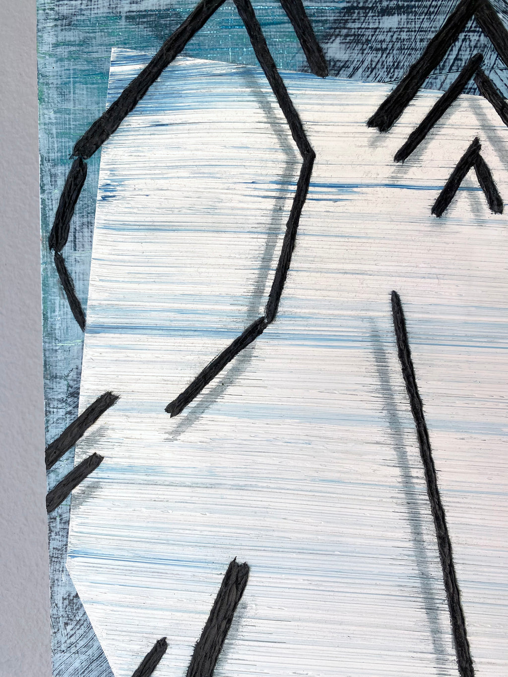 Painting by Tyler Scheidt titled "Gatherer" - 5.