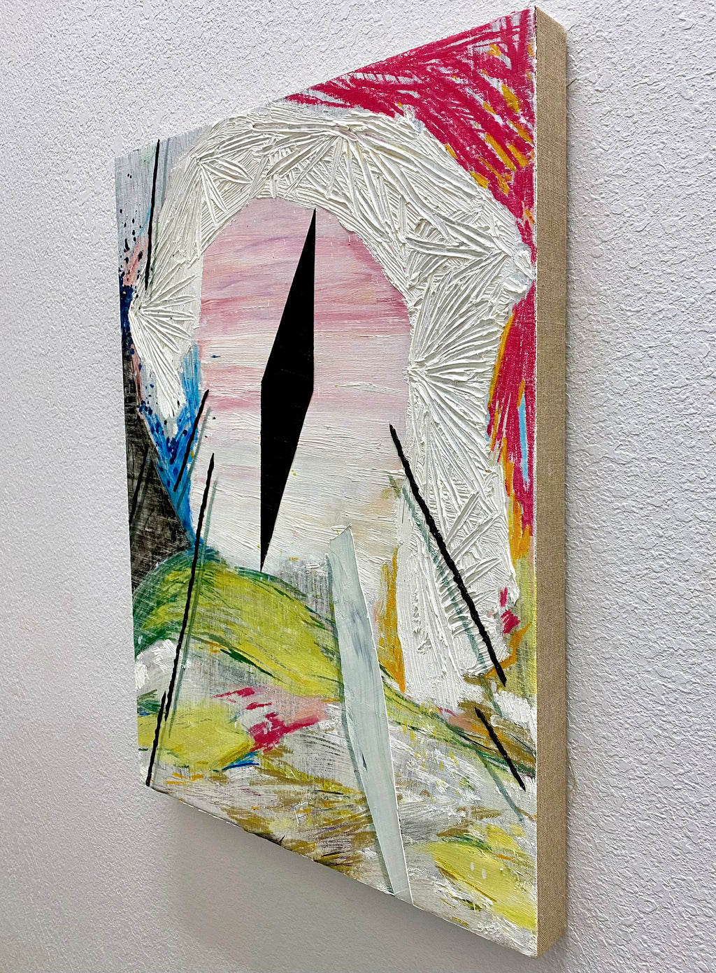 Painting by Tyler Scheidt titled "Portal II" - 3.