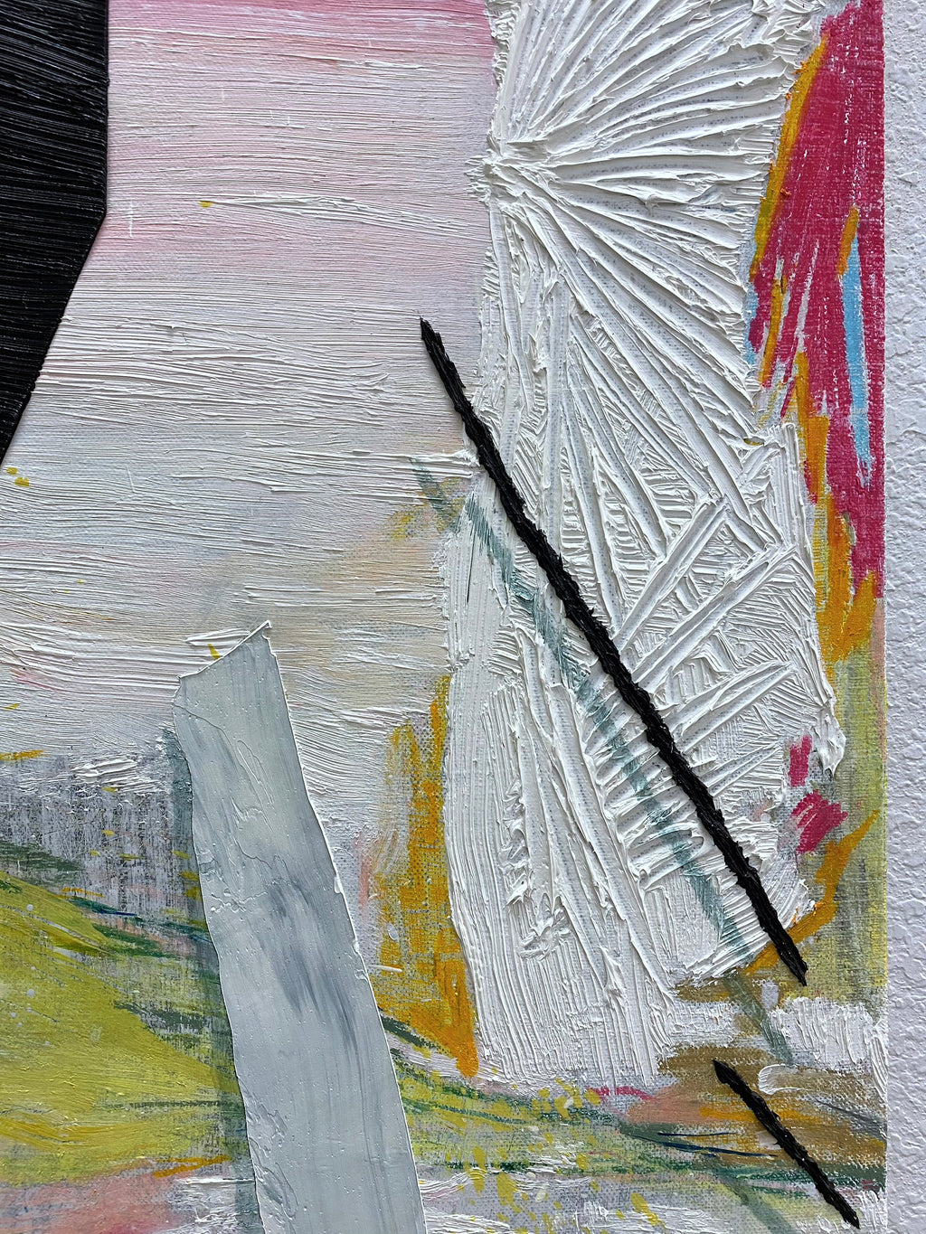 Painting by Tyler Scheidt titled "Portal II" - 6.