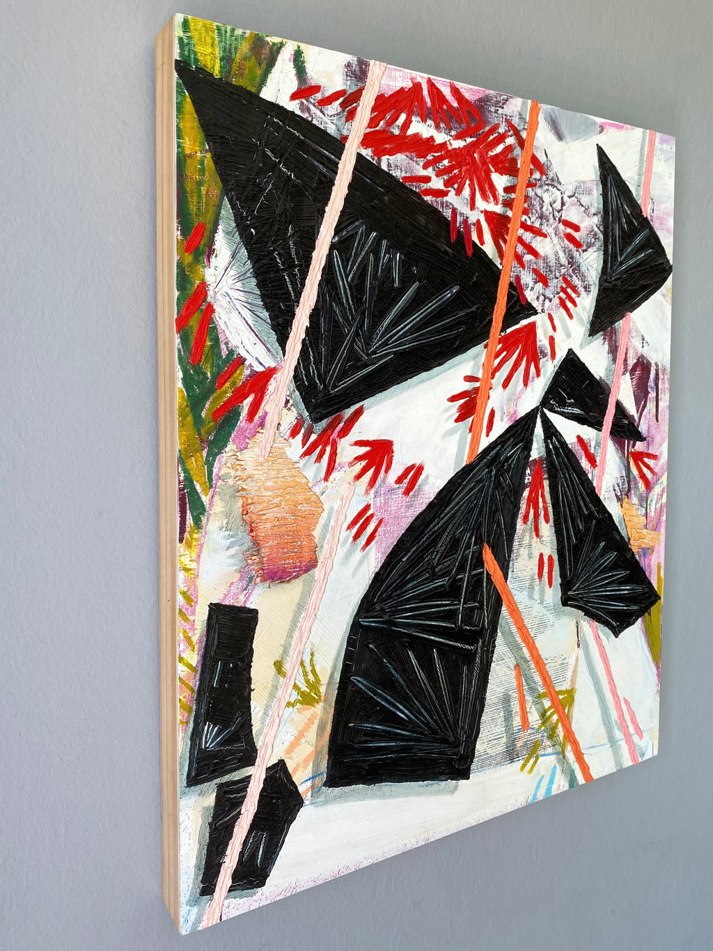 Painting by Tyler Scheidt titled "Prism" - 4.