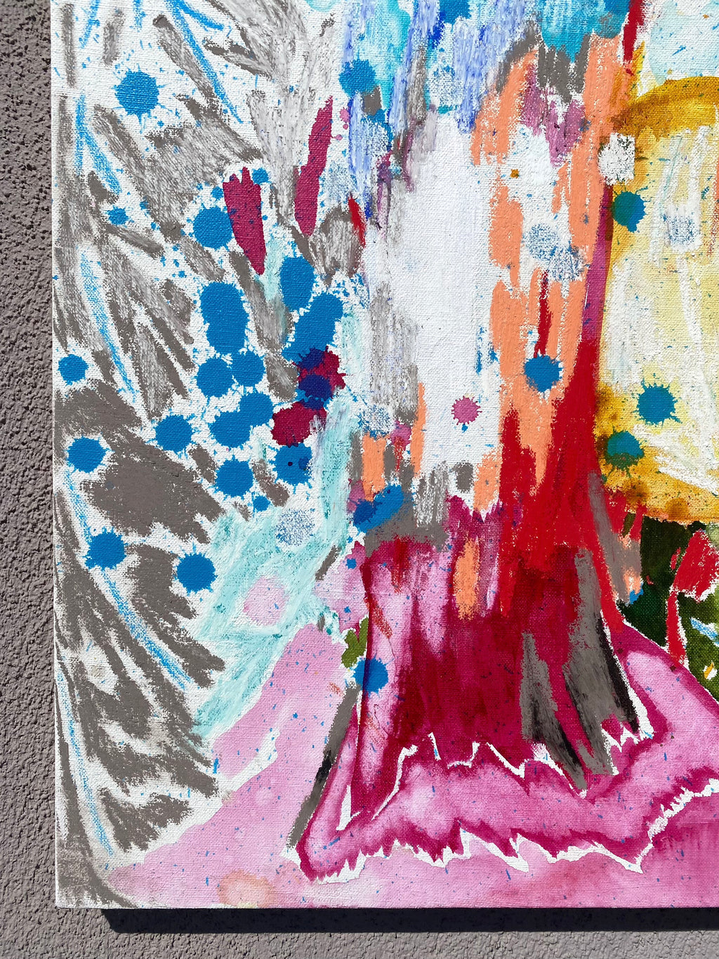 Painting by Tyler Scheidt titled "Rip Tide" - 3.