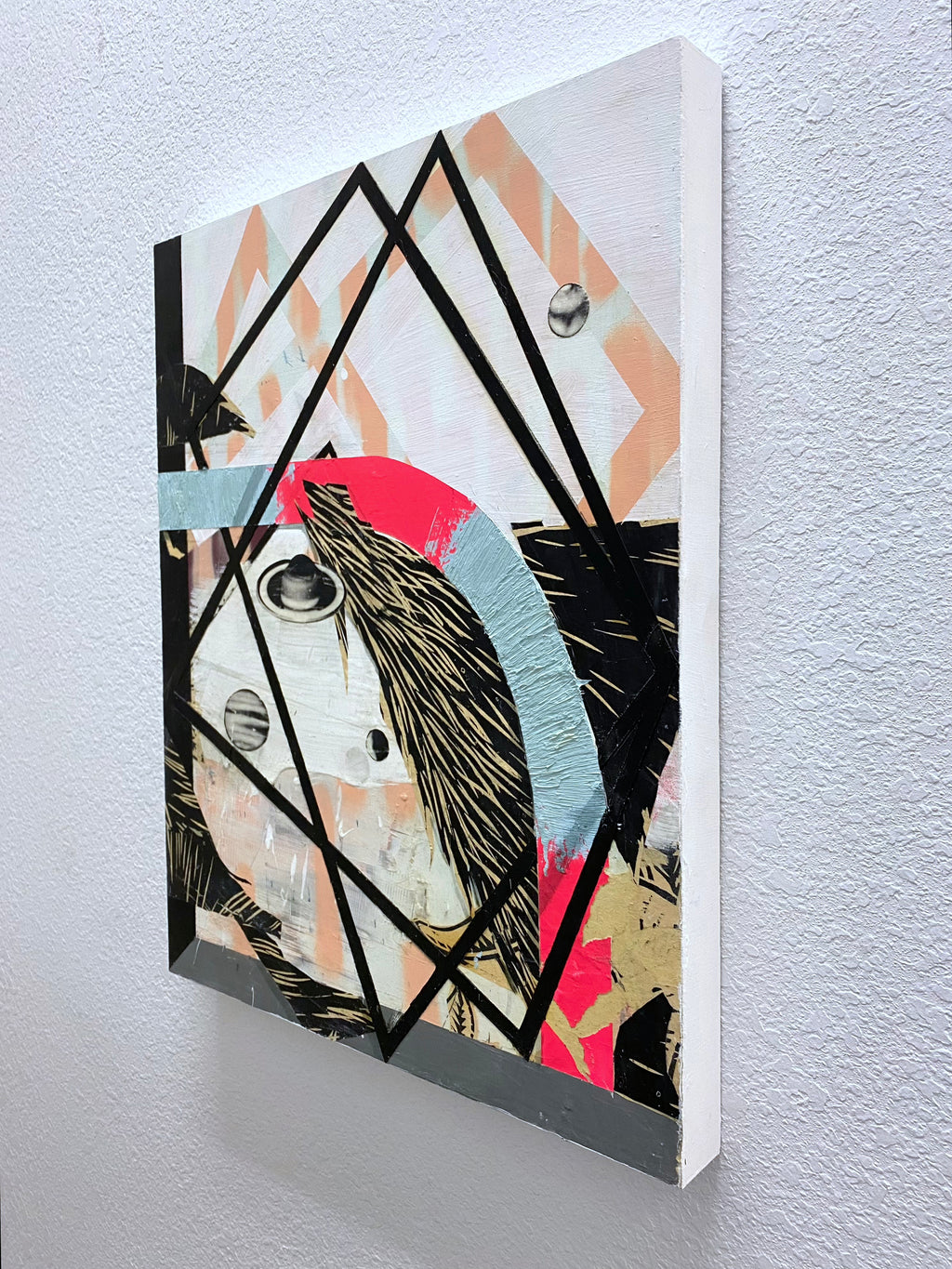 Painting by Tyler Scheidt titled "Spaced" - 3.