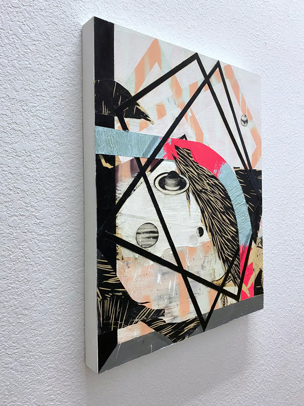Painting by Tyler Scheidt titled "Spaced" - 4.