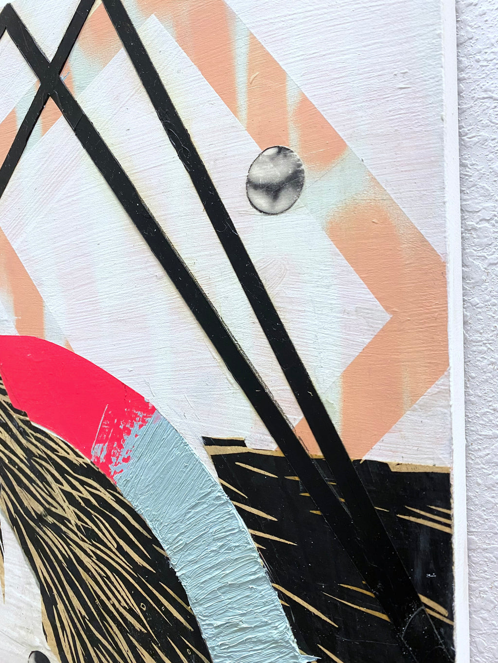 Painting by Tyler Scheidt titled "Spaced" - 6.
