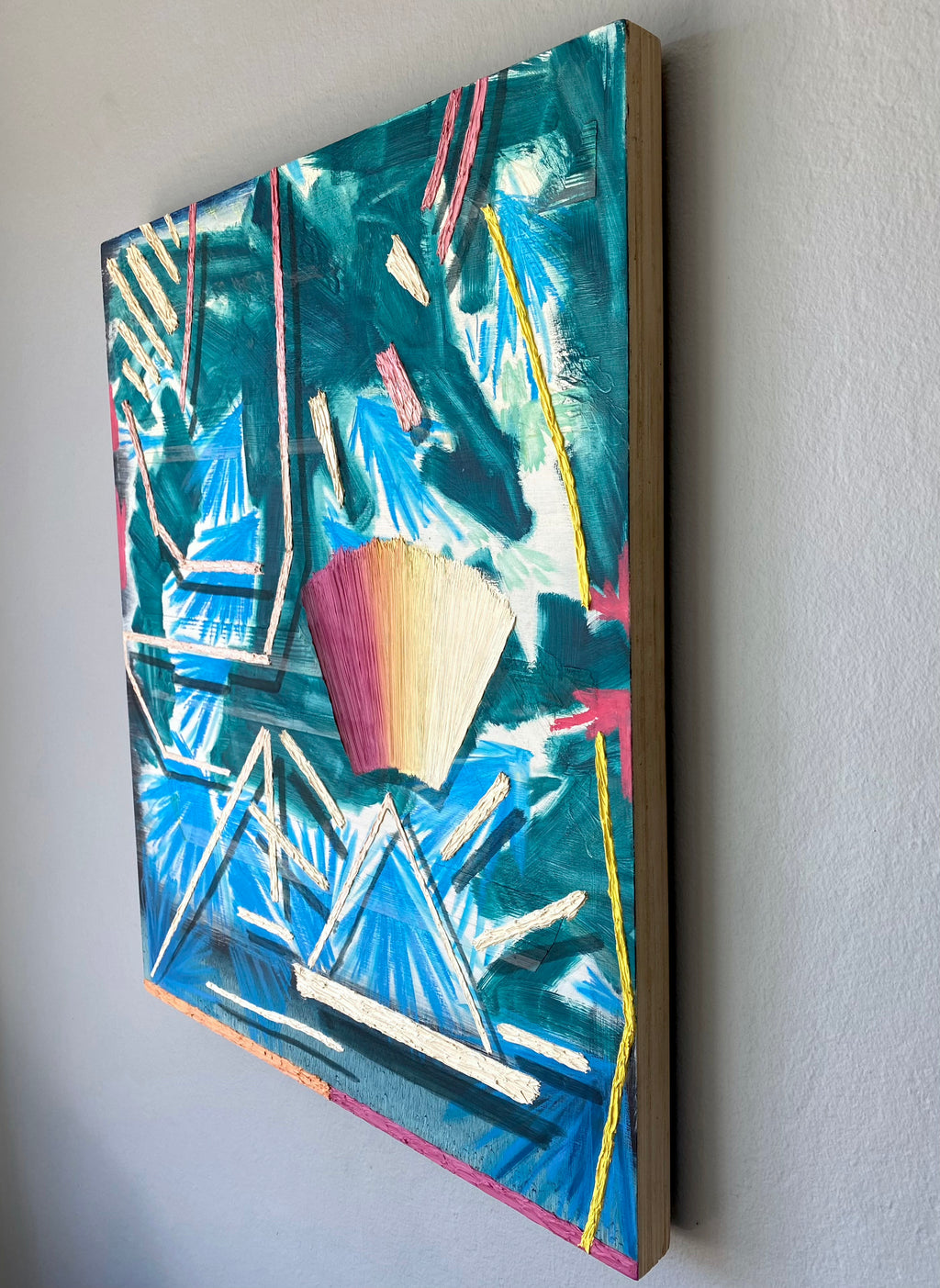 Painting by Tyler Scheidt titled "Tides" - 3.