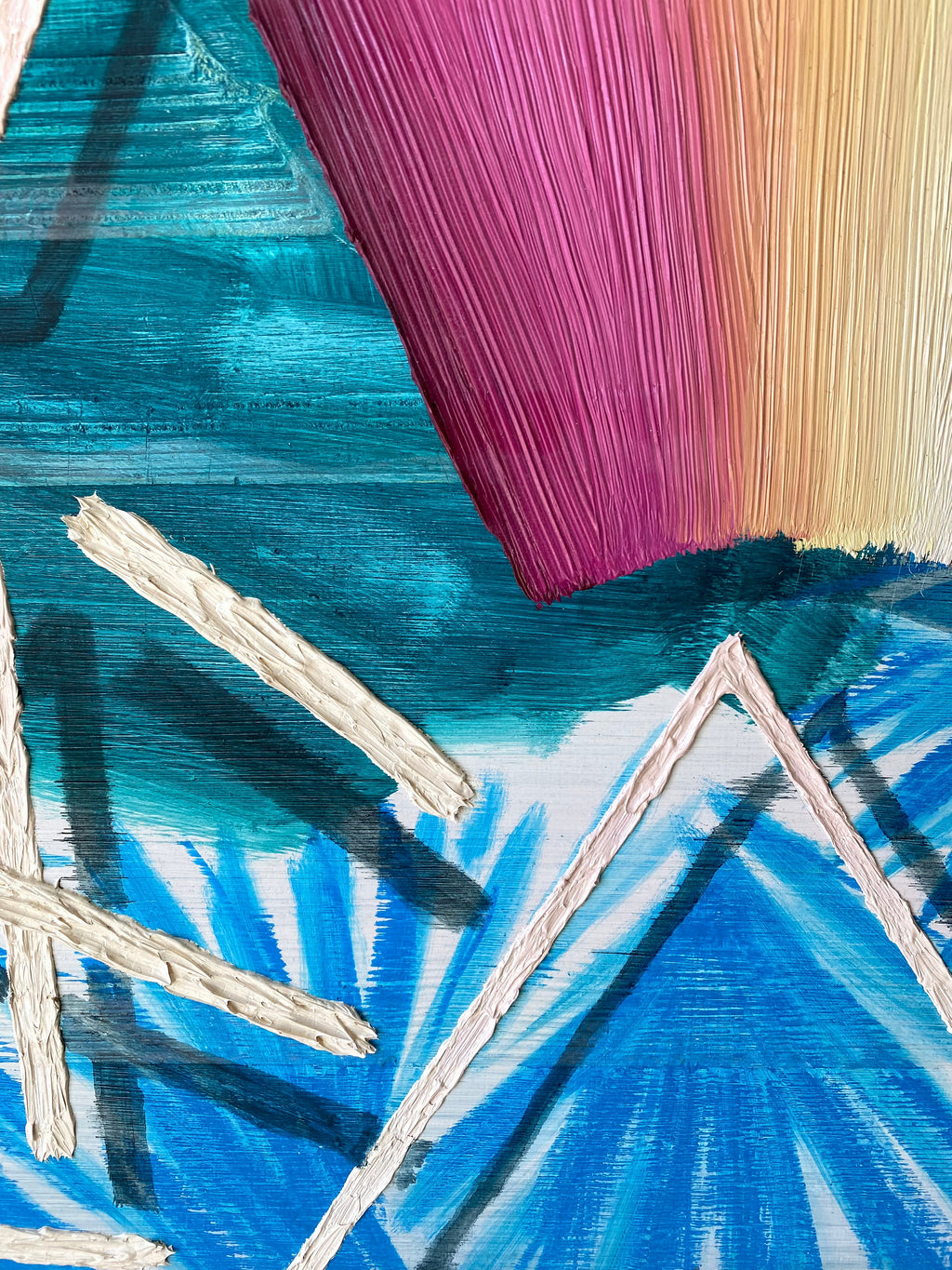 Painting by Tyler Scheidt titled "Tides" - 5.