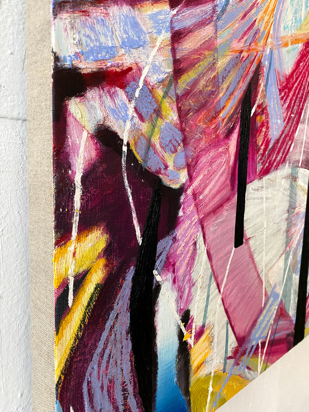 Painting by Tyler Scheidt titled "Lantern" - 3.