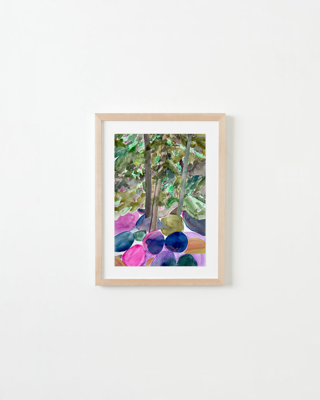 Painting by Una Ursprung titled "Cradle of Gems" - 3.