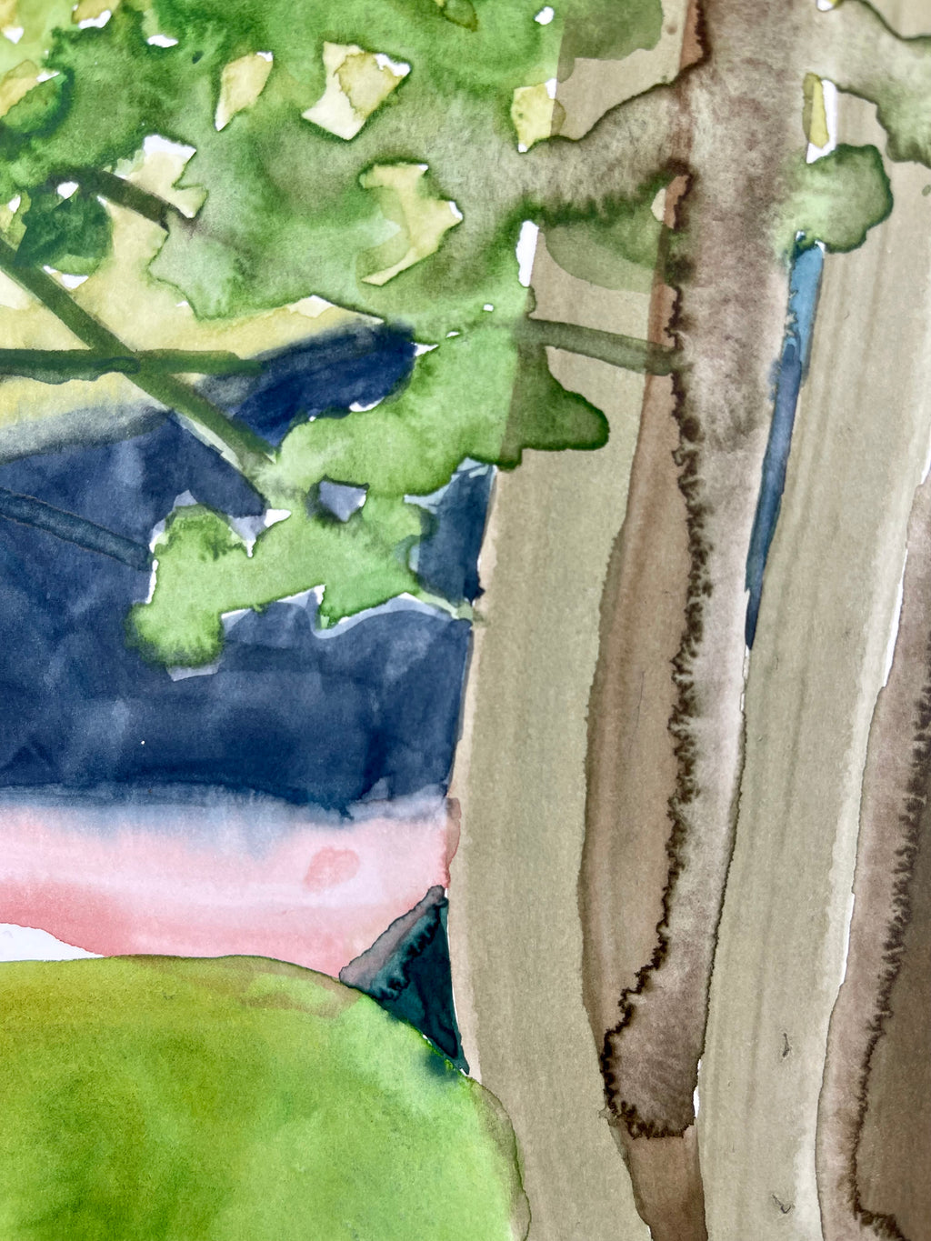 Painting by Una Ursprung titled "Day after Day" - 4.