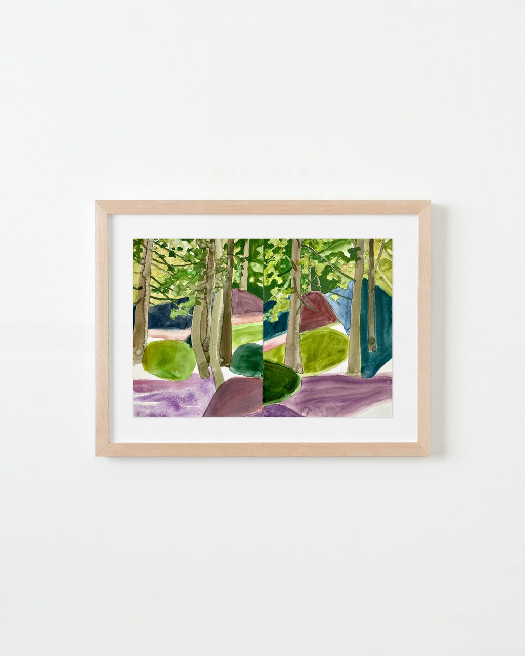 Painting by Una Ursprung titled "Day after Day" - 3.