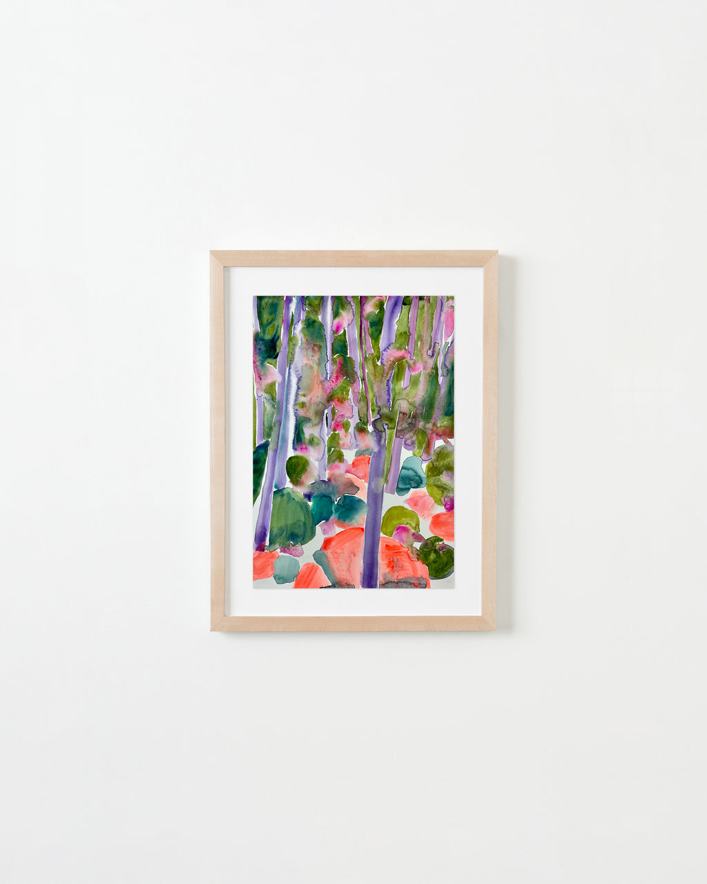 Painting by Una Ursprung titled "Moisture and Memory" - 3.