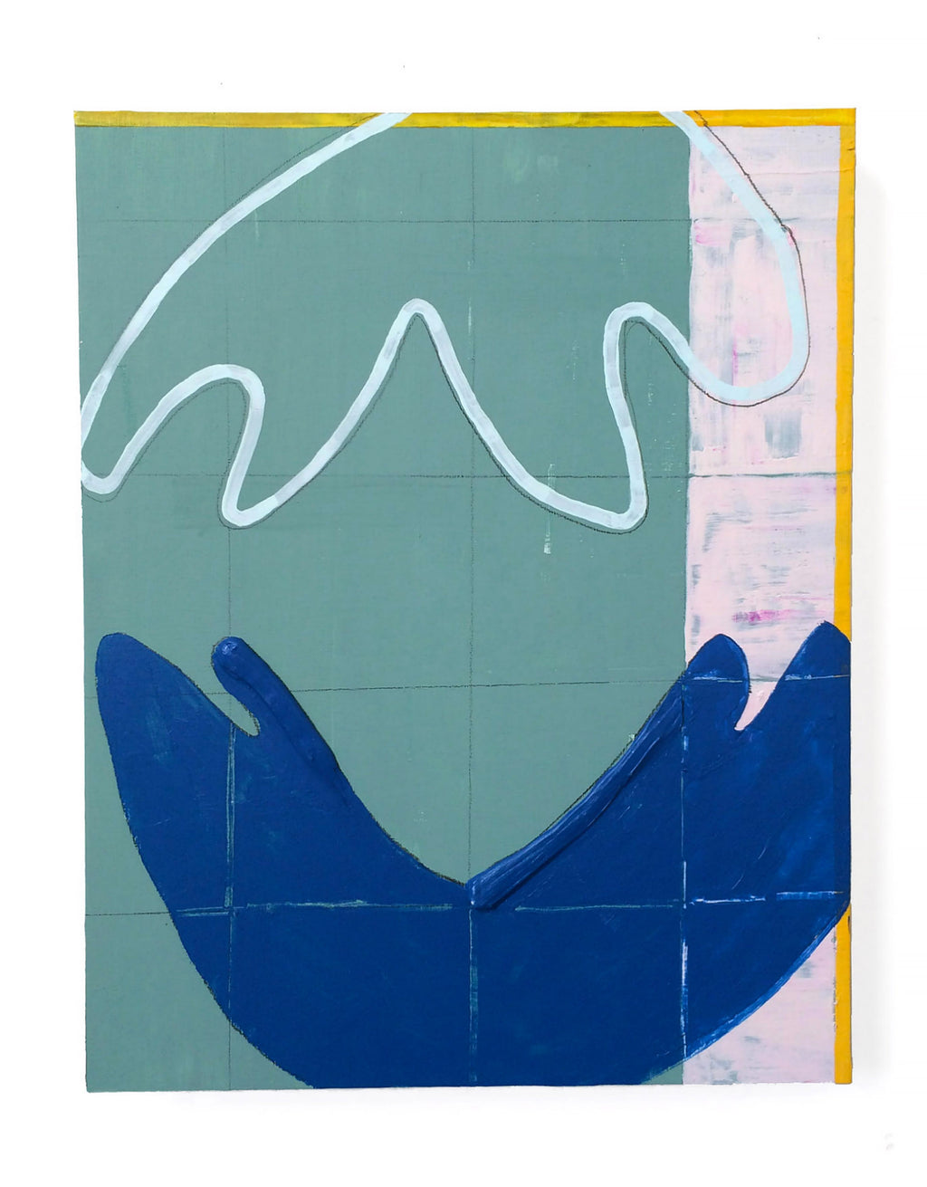 Painting by Jessica Simorte titled "Untitled (Agave Flat)" - 2.