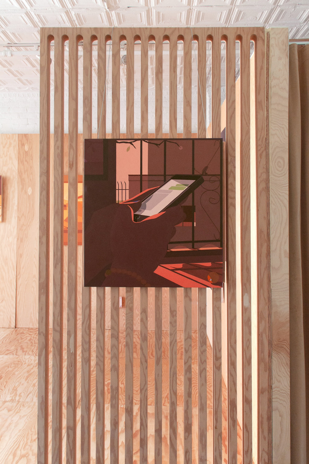 Painting by Adrian Kay Wong titled "Weight" - 5.