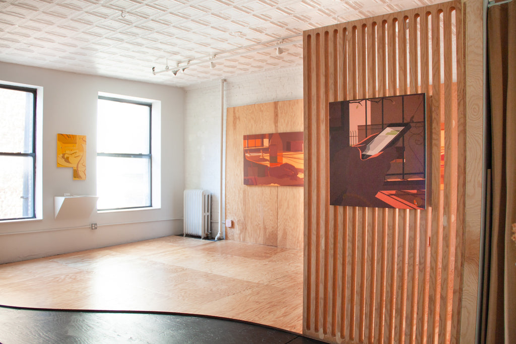 Painting by Adrian Kay Wong titled "Weight" - 6.