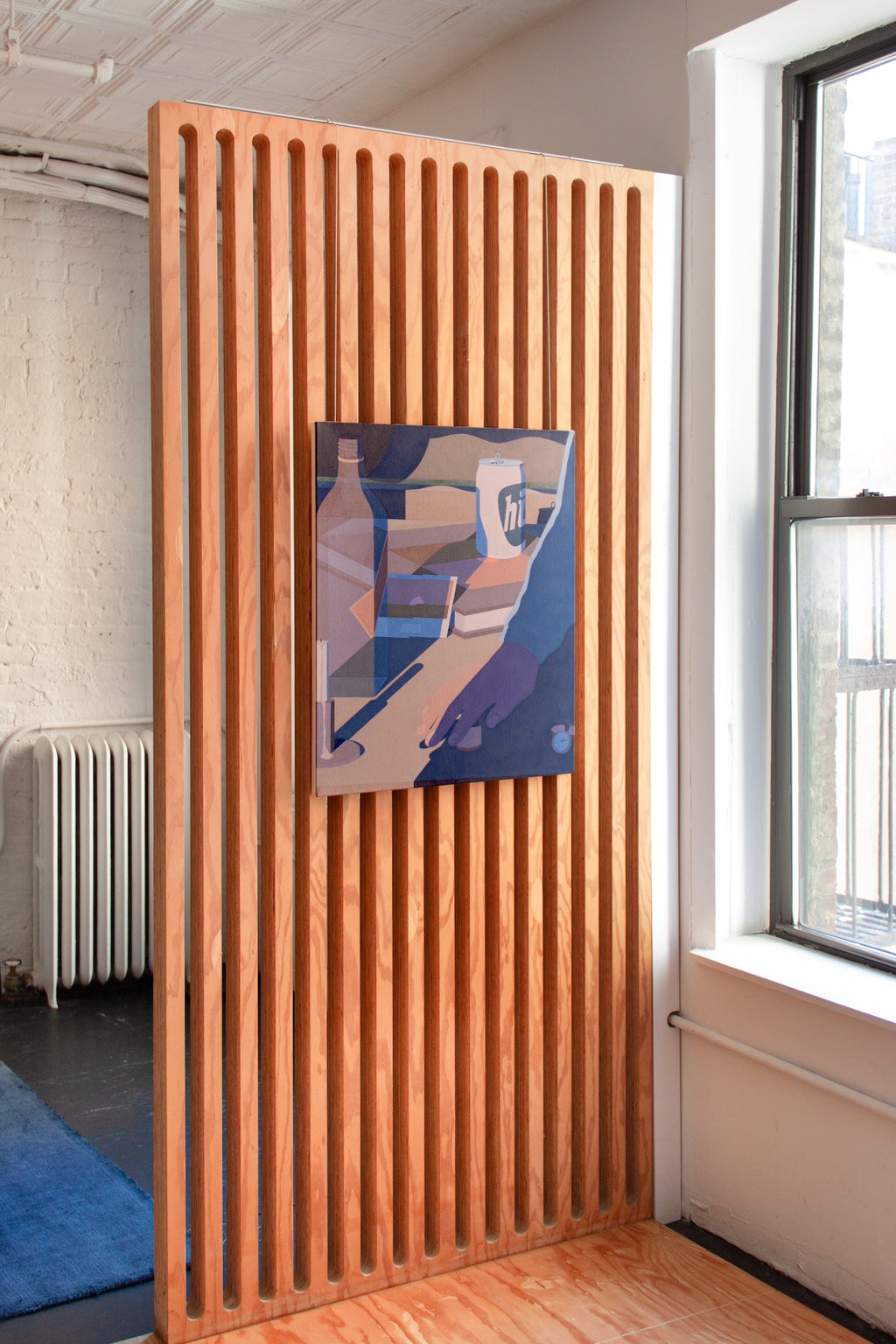 Painting by Adrian Kay Wong titled "Miss (Hite)" - 3.