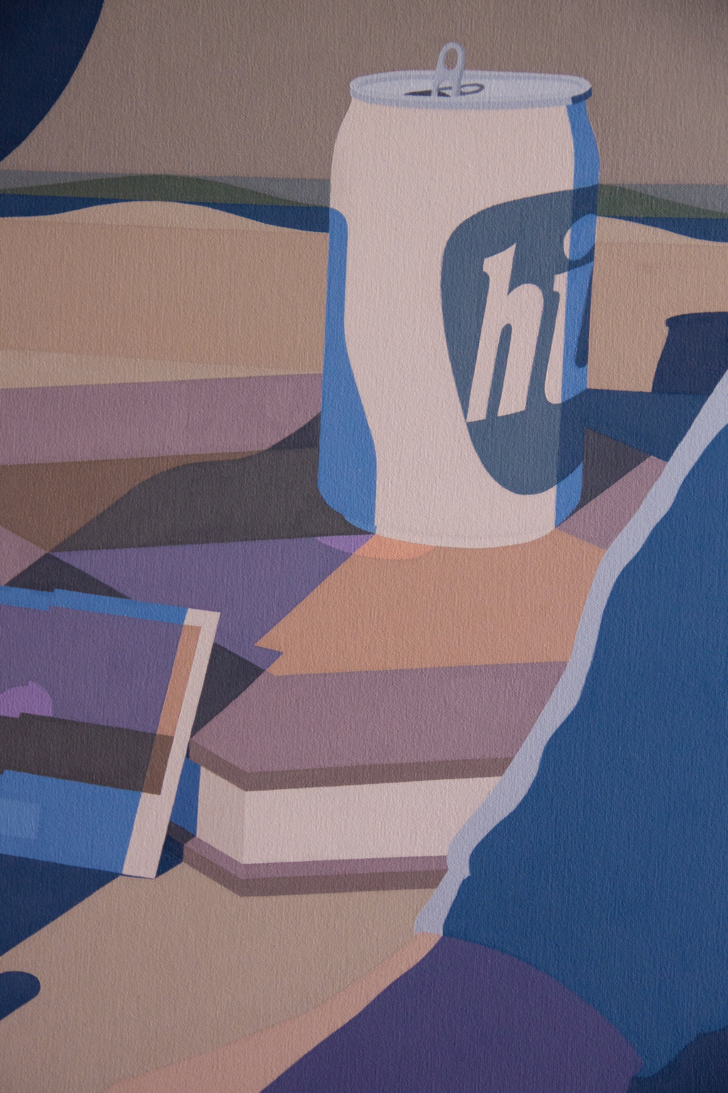 Painting by Adrian Kay Wong titled "Miss (Hite)" - 4.