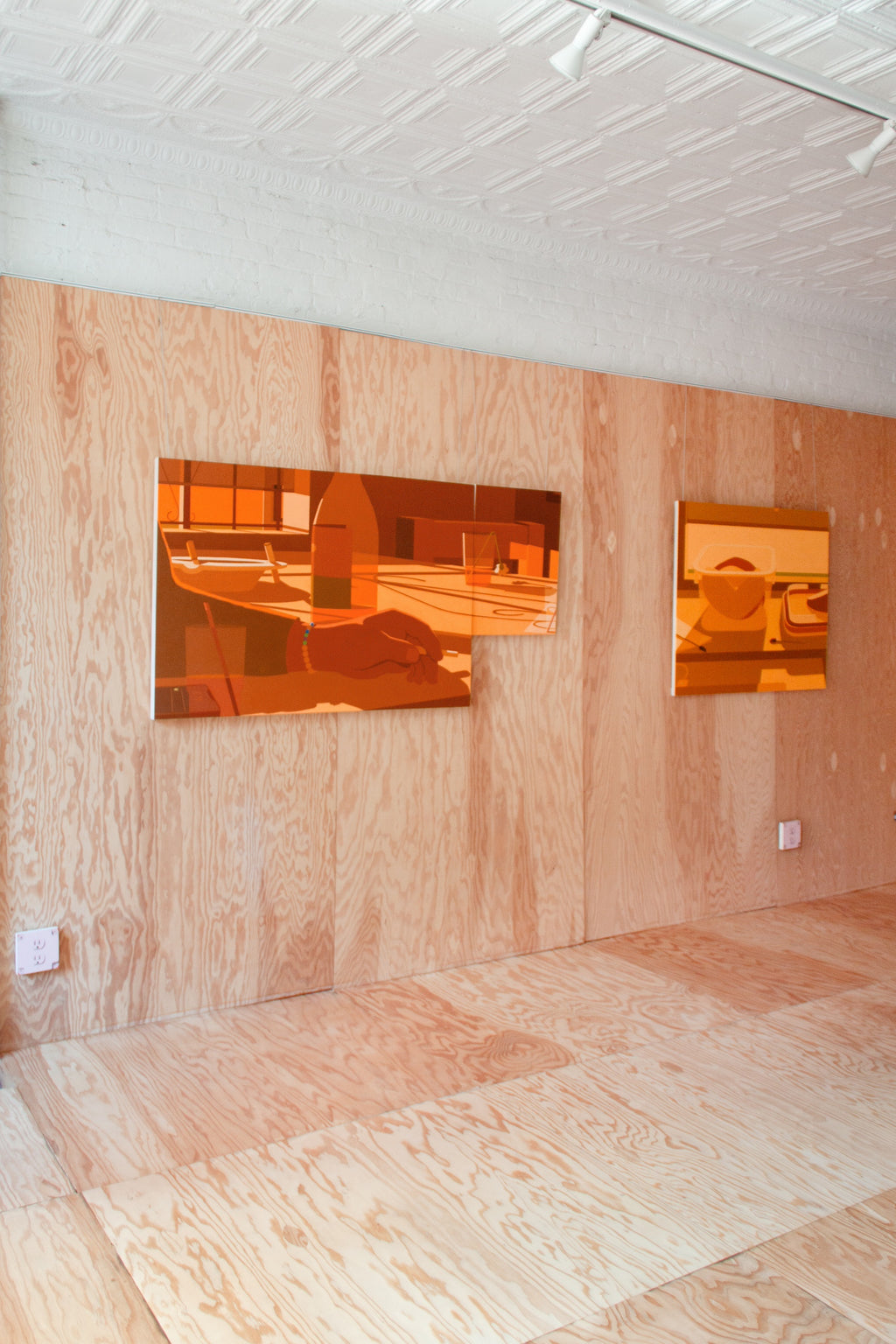 Painting by Adrian Kay Wong titled "Present (Fuji)" - 4.