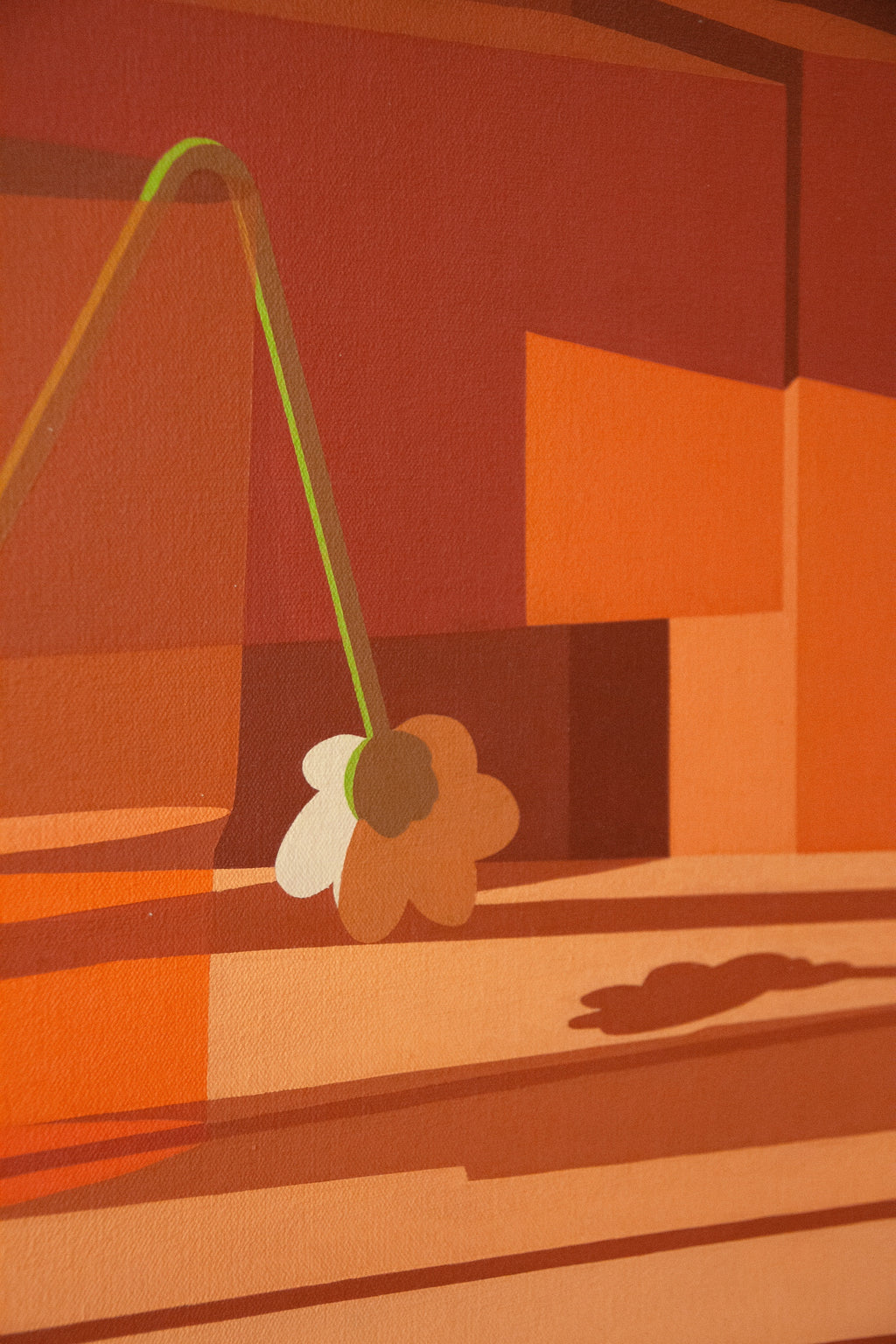 Painting by Adrian Kay Wong titled "Settle Down" - 7.