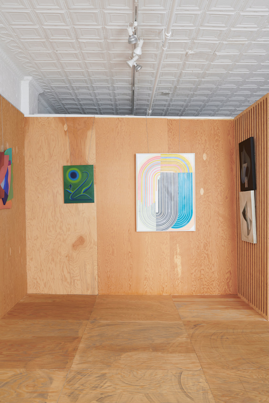 Painting by Erik Barthels titled "Labyrinth Story" - 4.
