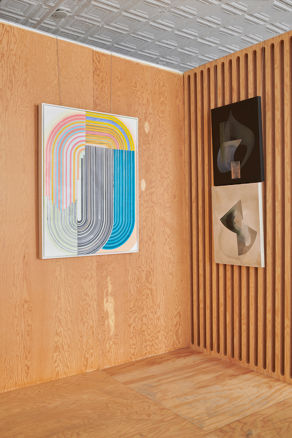 Painting by Erik Barthels titled "Labyrinth Story" - 5.
