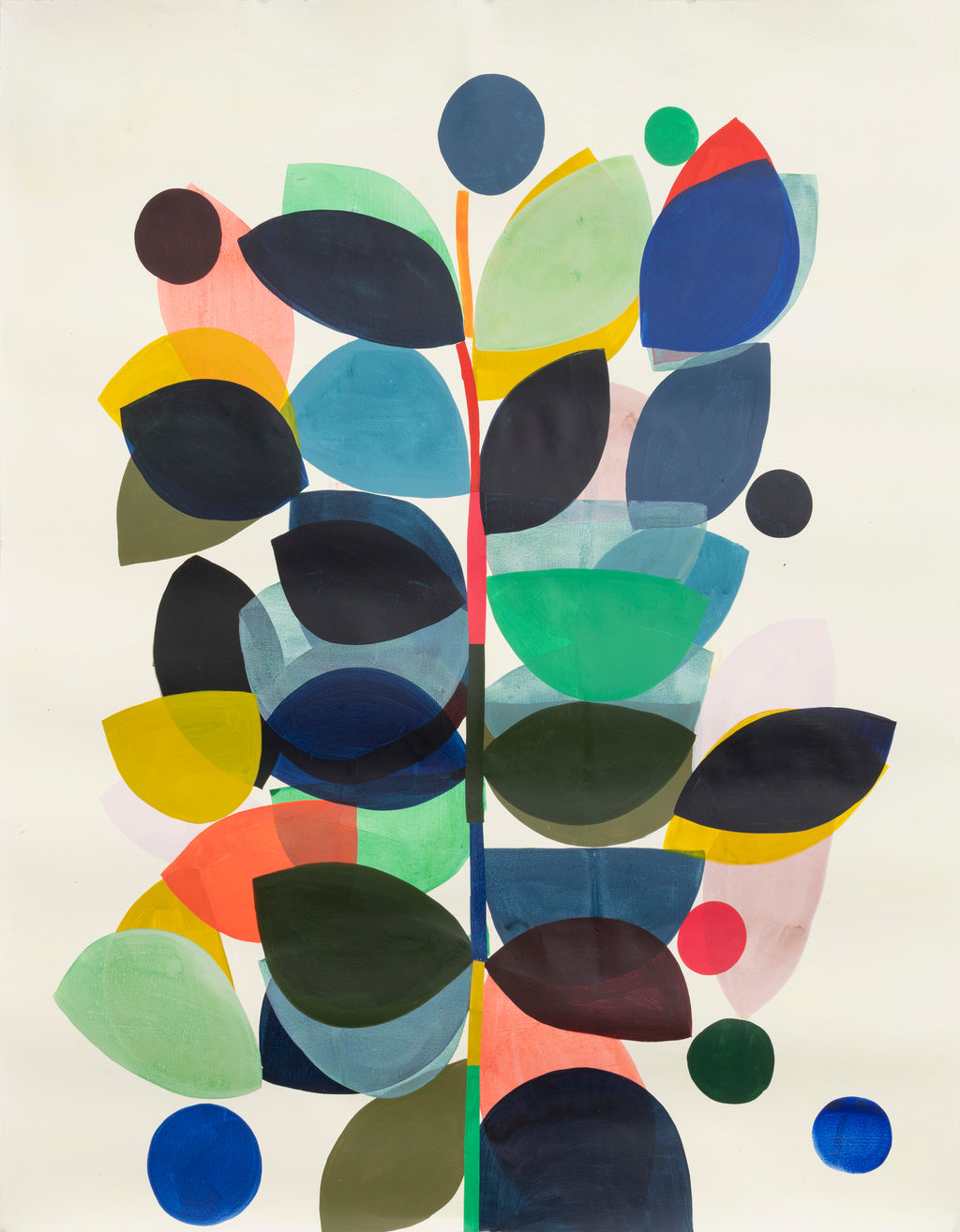 Painting by Vicki Sher titled "Big Blue" - 2.