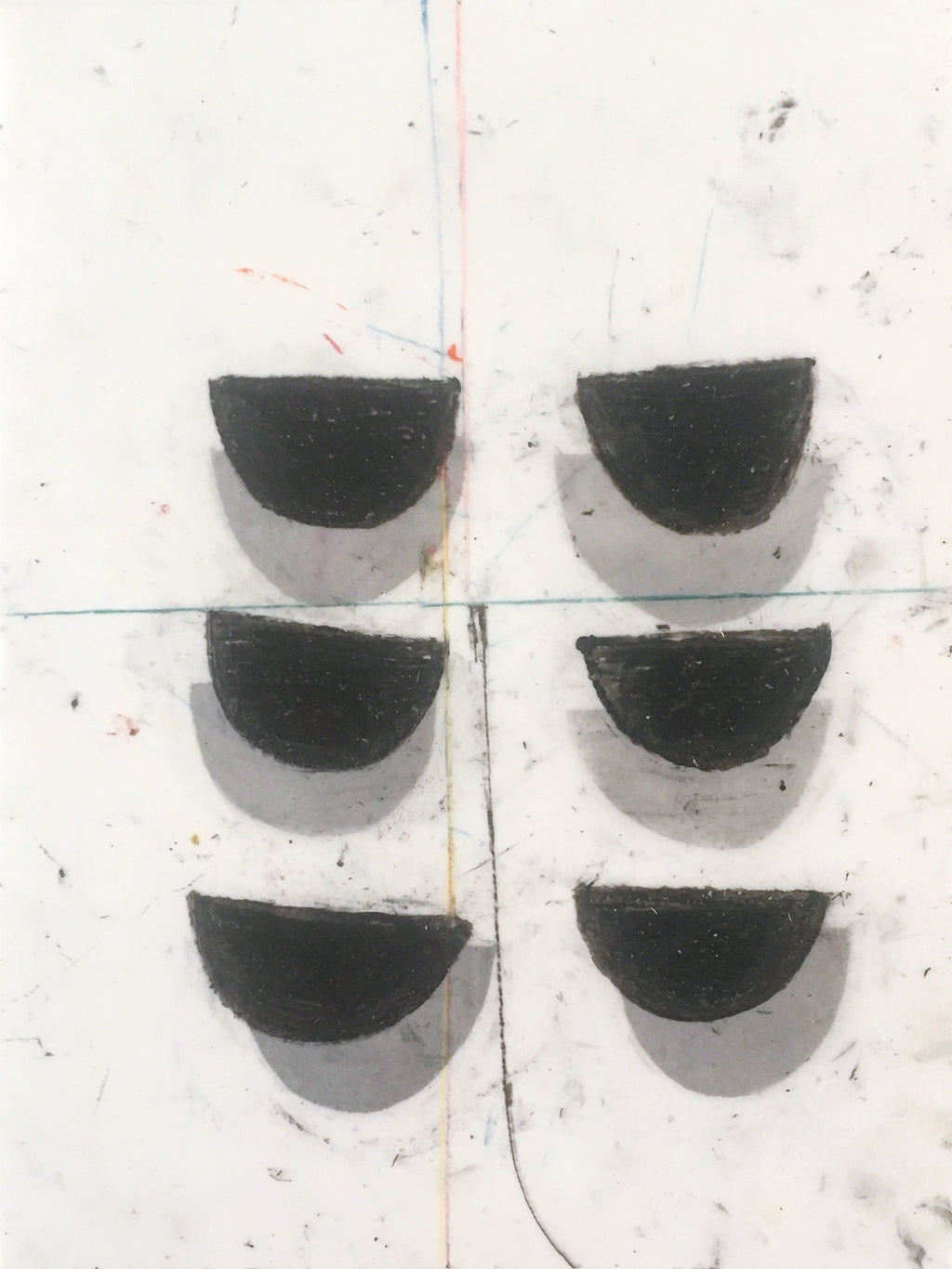 Drawing by Vicki Sher titled "Drafting Film #60" - 2.