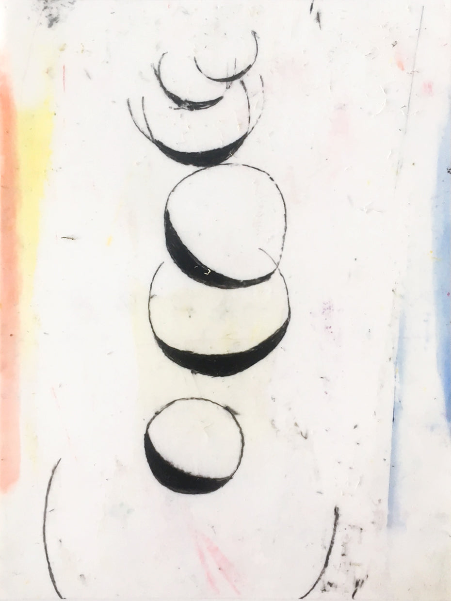 Drawing by Vicki Sher titled "Drafting Film #65" - 2.