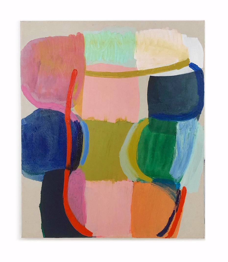 Painting by Vicki Sher titled "Go Figure" - 2.