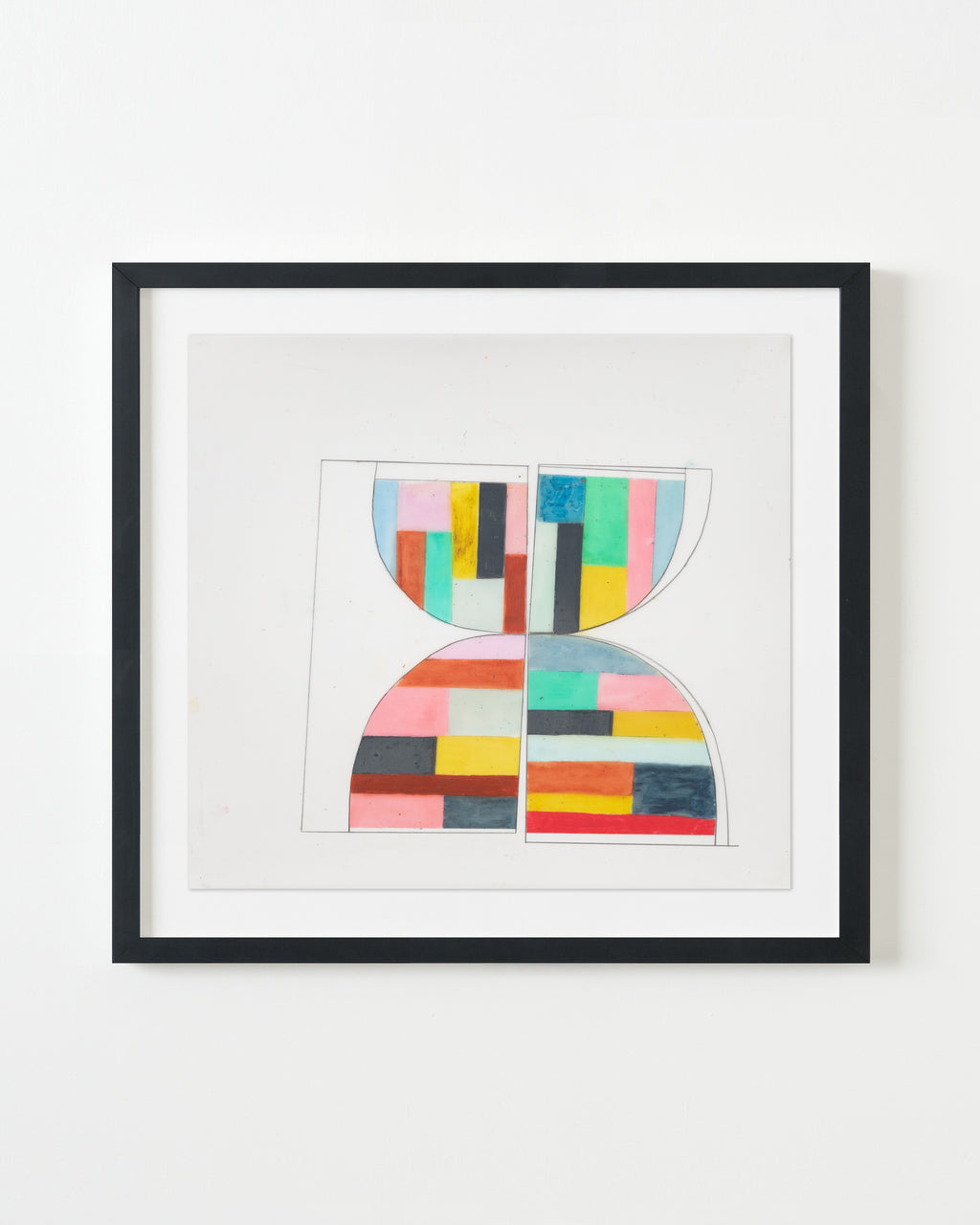 Drawing by Vicki Sher titled "Hour Gang 1" - 3.