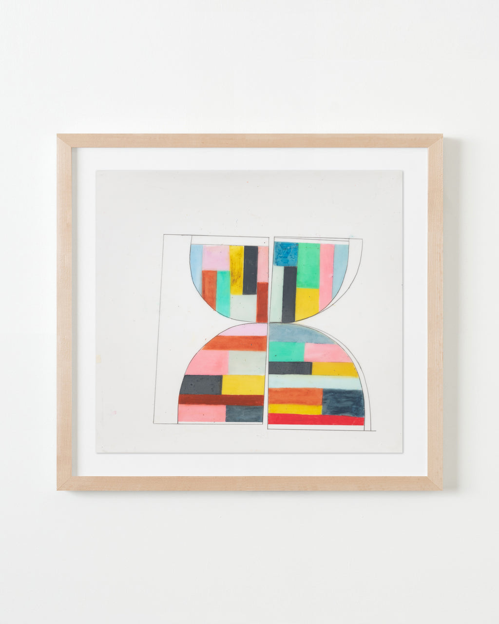 Drawing by Vicki Sher titled "Hour Gang 1" - 4.