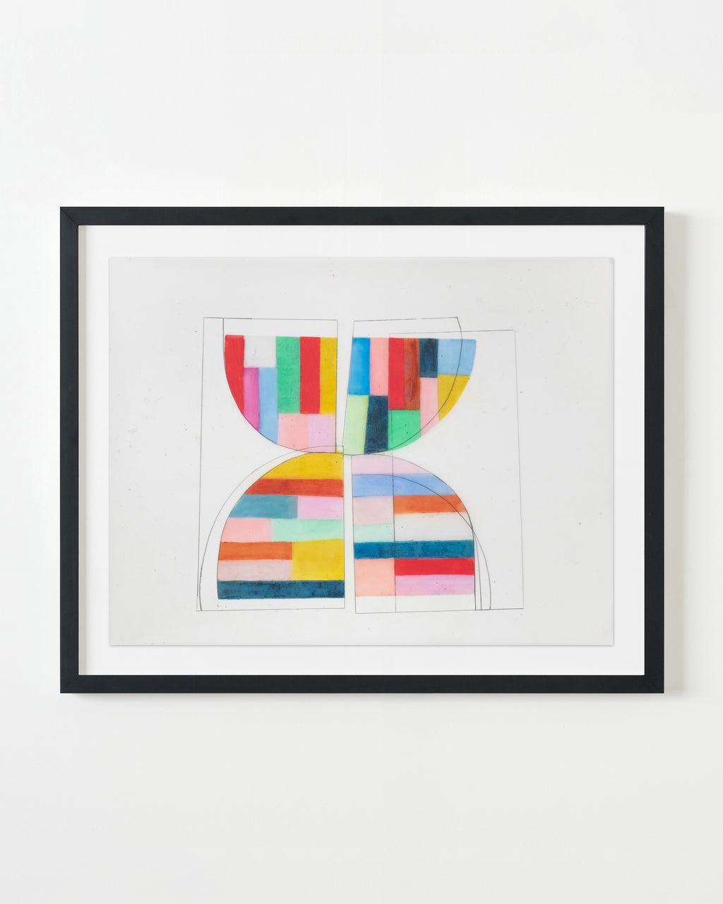 Drawing by Vicki Sher titled "Hour Gang 2" - 3.