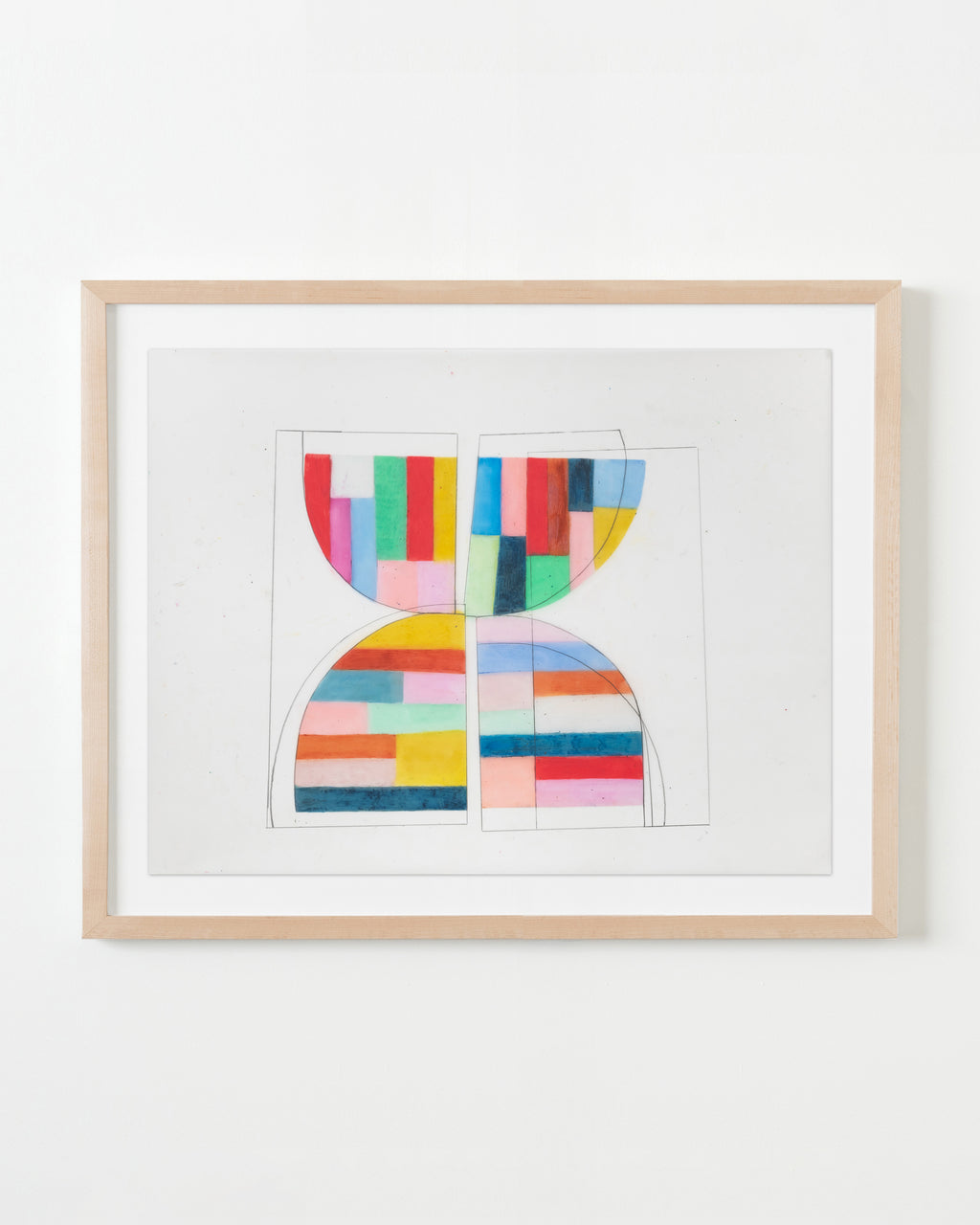 Drawing by Vicki Sher titled "Hour Gang 2" - 4.