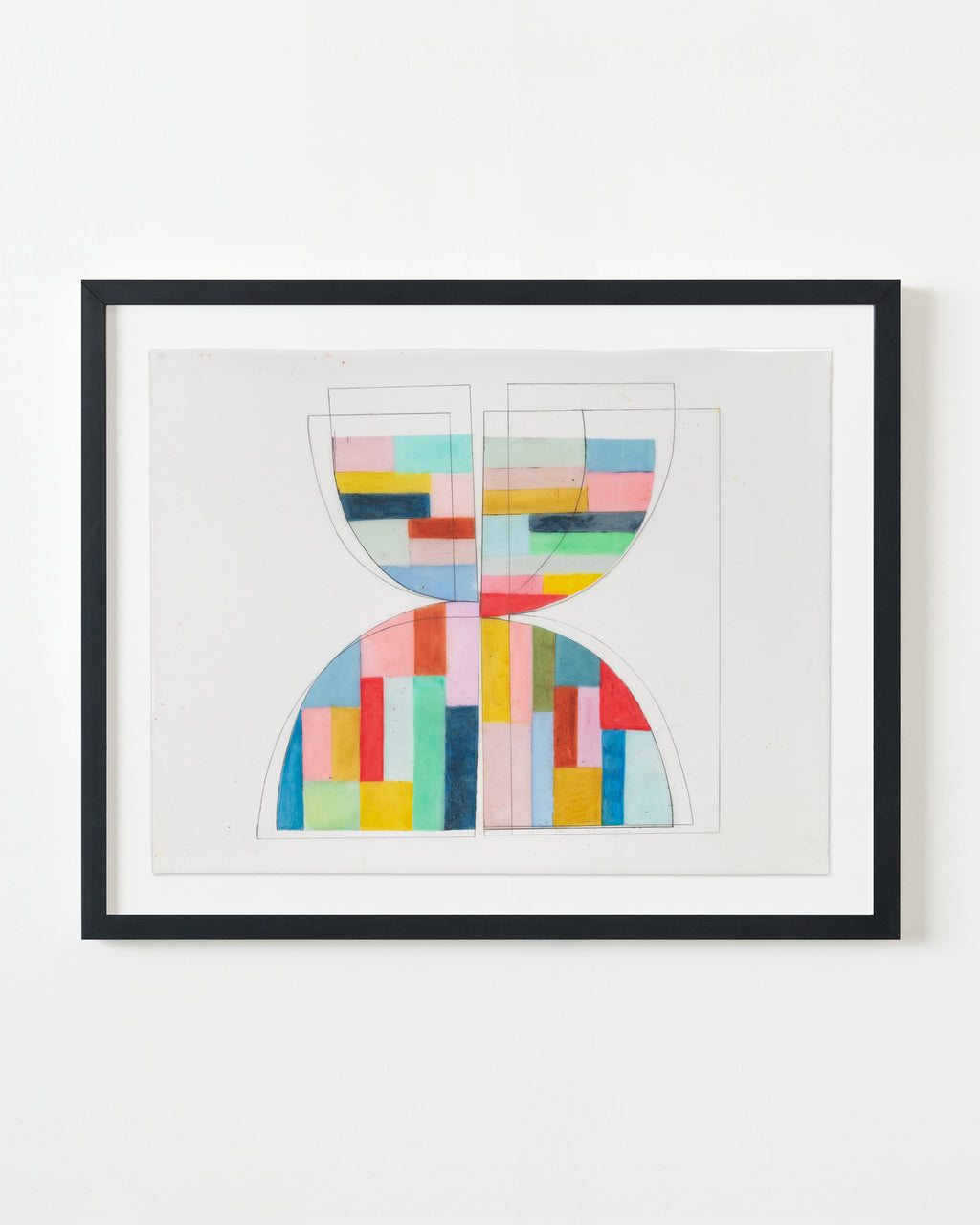 Drawing by Vicki Sher titled "Hour Gang 3" - 3.