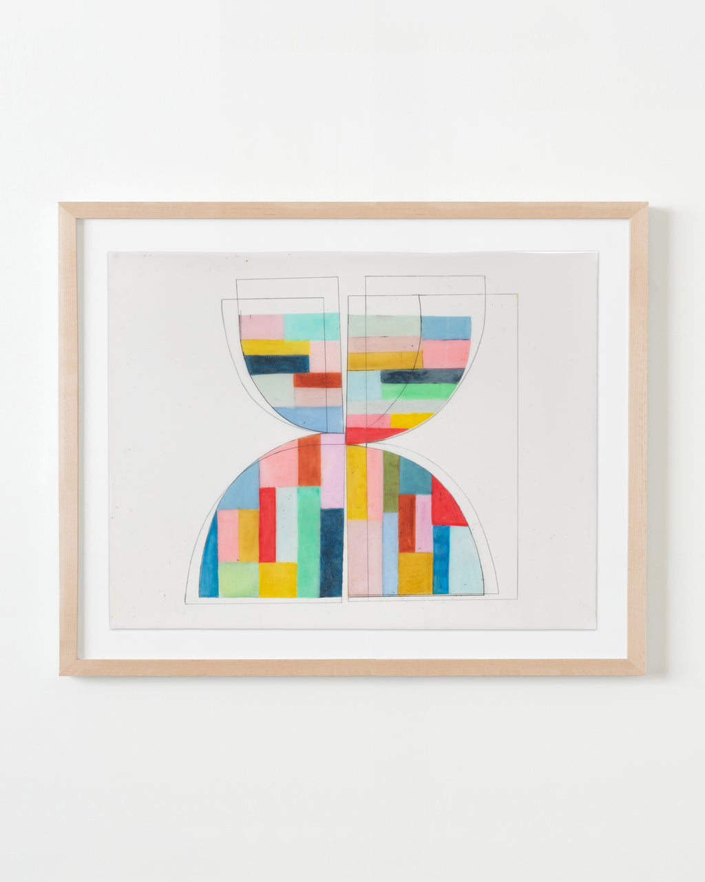 Drawing by Vicki Sher titled "Hour Gang 3" - 4.